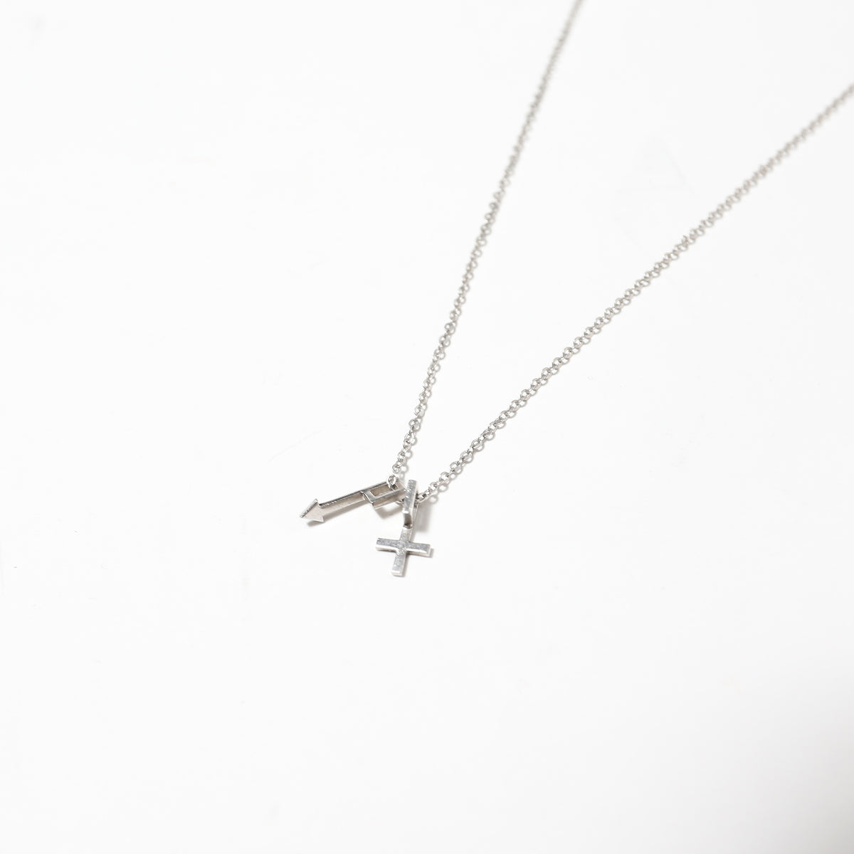 Dior Homme SS02 "Boys Dont Cry/Red" Cross and Arrow Necklace