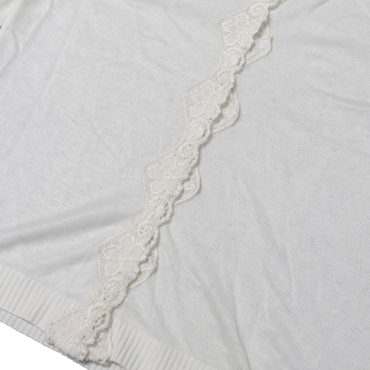 Alexander McQueen Archive Fine Knit Floral Lace Cardigan