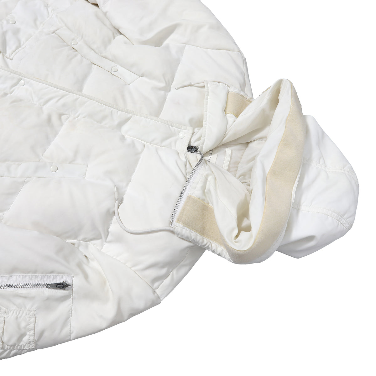 Helmut Lang FW98 Cream Down Parka