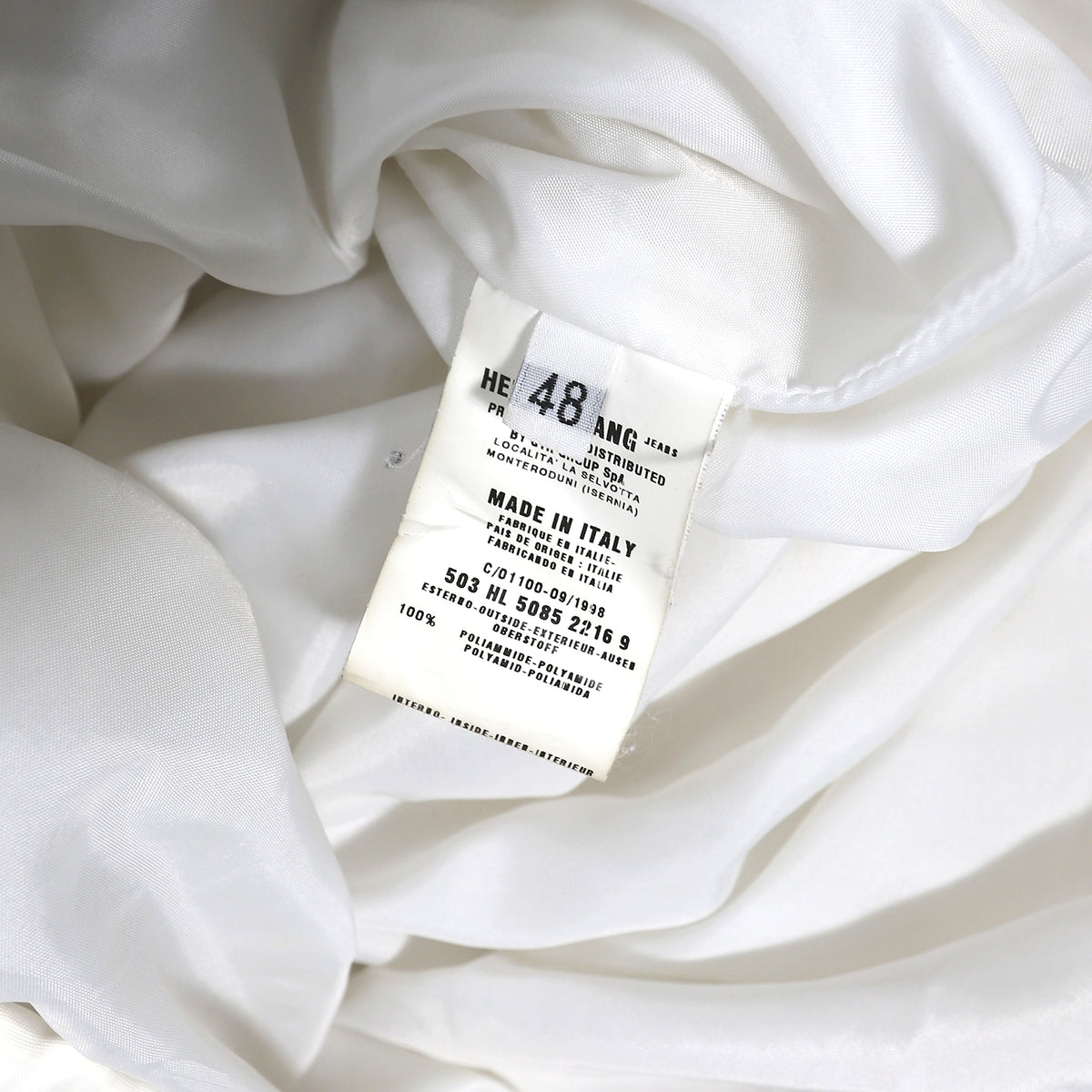 Helmut Lang FW98 Cream Down Parka