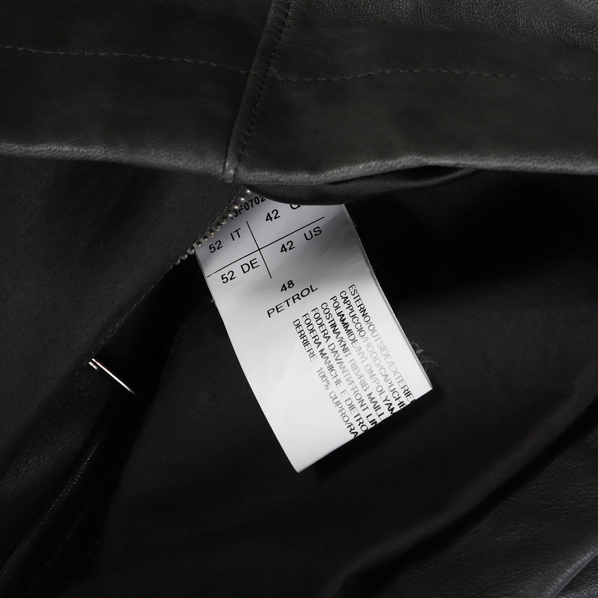 Rick Owens FW2013 Petrol Leather Jacket