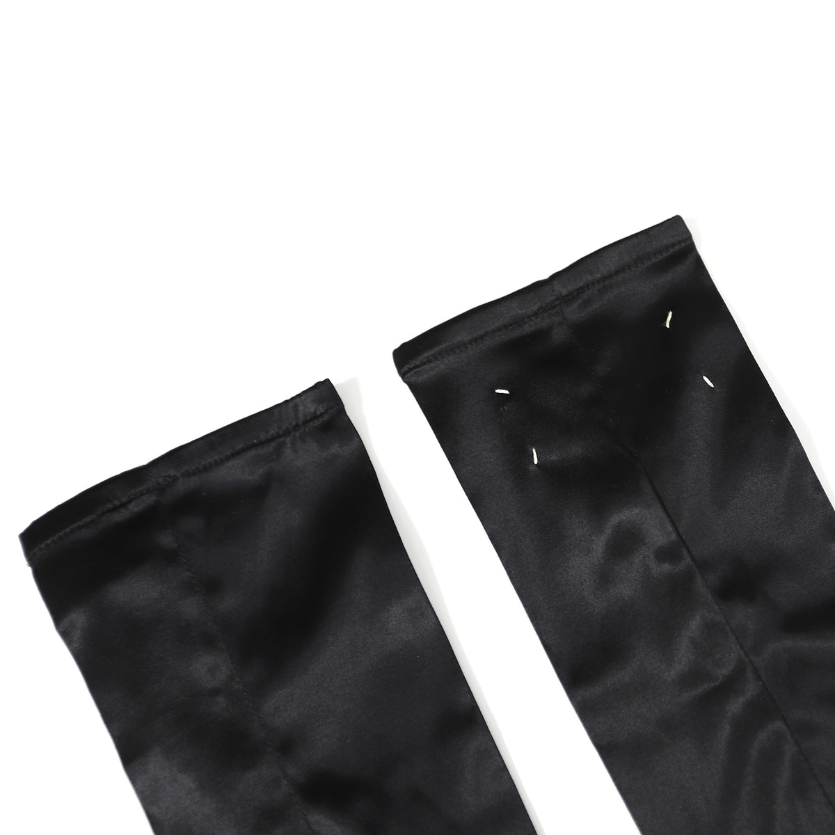 Maison Martin Margiela 90s Black Satin Sleeves