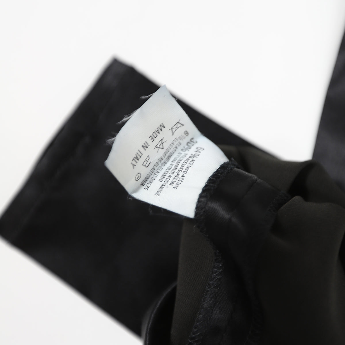Maison Martin Margiela 90s Black Satin Sleeves