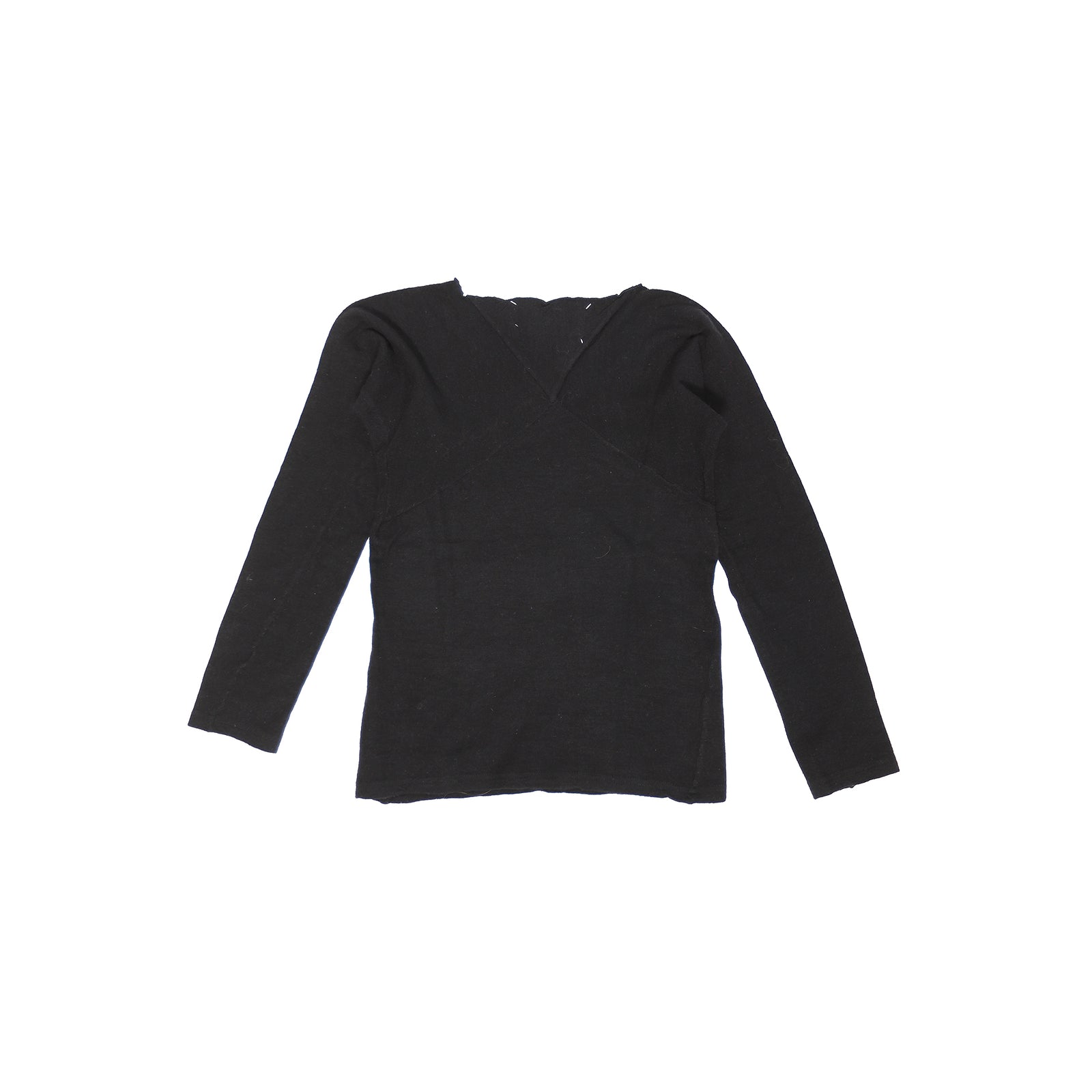 Maison Martin Margiela 90s Black Miss Deanna Knit Sweater