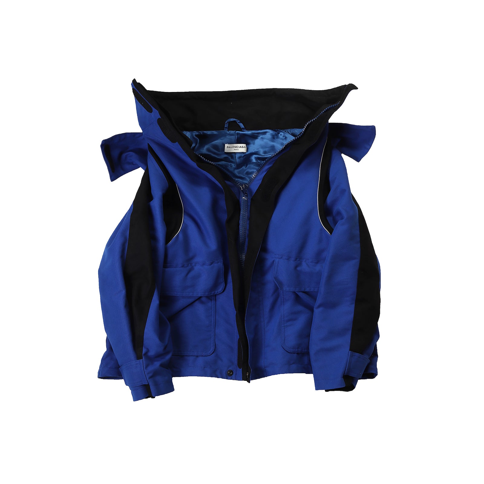 Balenciaga FW2017 Blue Swing Parka