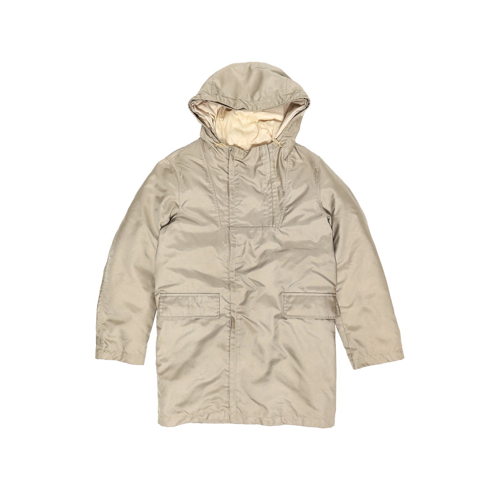 Helmut Lang FW00 Beige Kevlar Ballistic Nylon Parka
