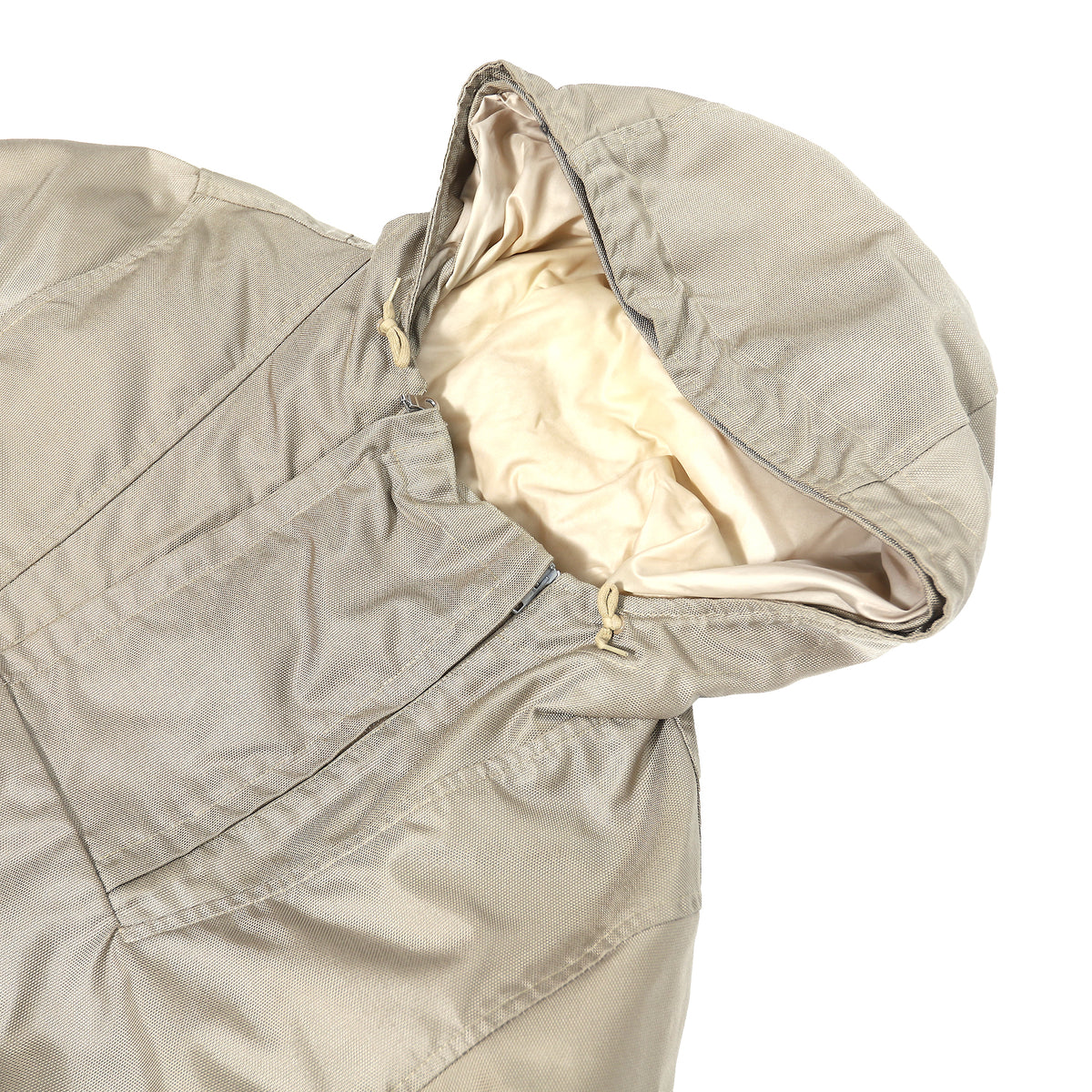 Helmut Lang FW00 Beige Kevlar Ballistic Nylon Parka