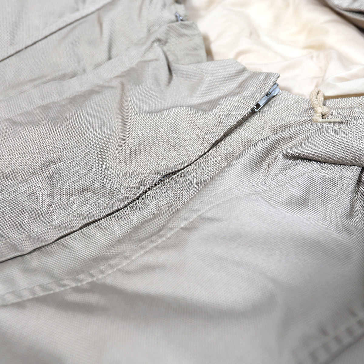 Helmut Lang FW00 Beige Kevlar Ballistic Nylon Parka