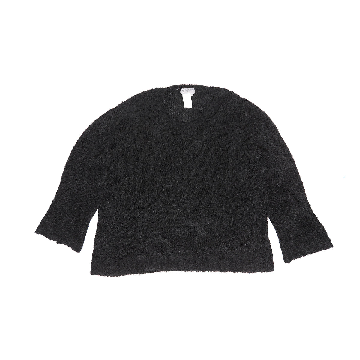 Yohji Yamamoto Towel Knit Sweater Black
