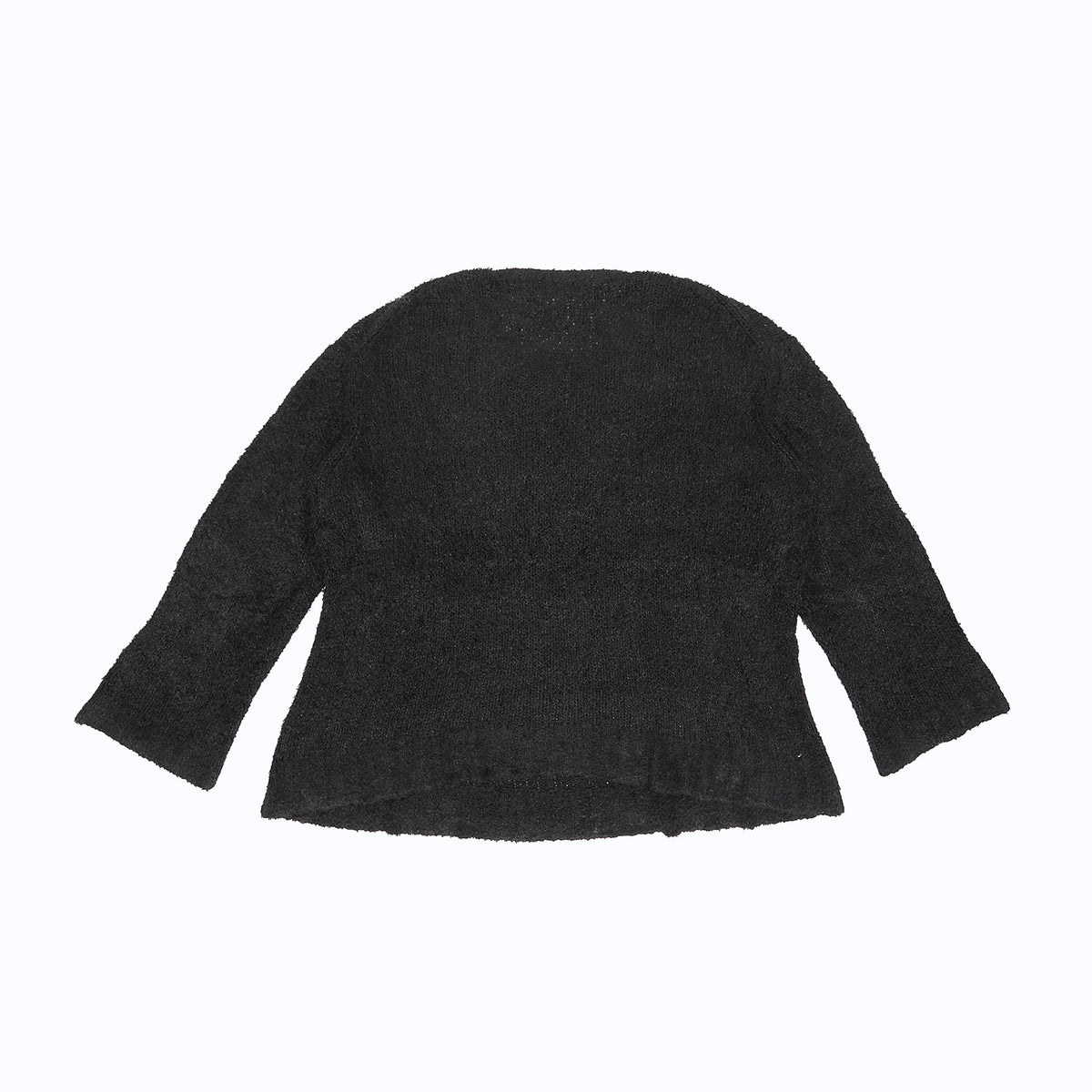 Yohji Yamamoto Towel Knit Sweater Black