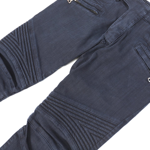 Navy Biker Jeans – Ākaibu Store