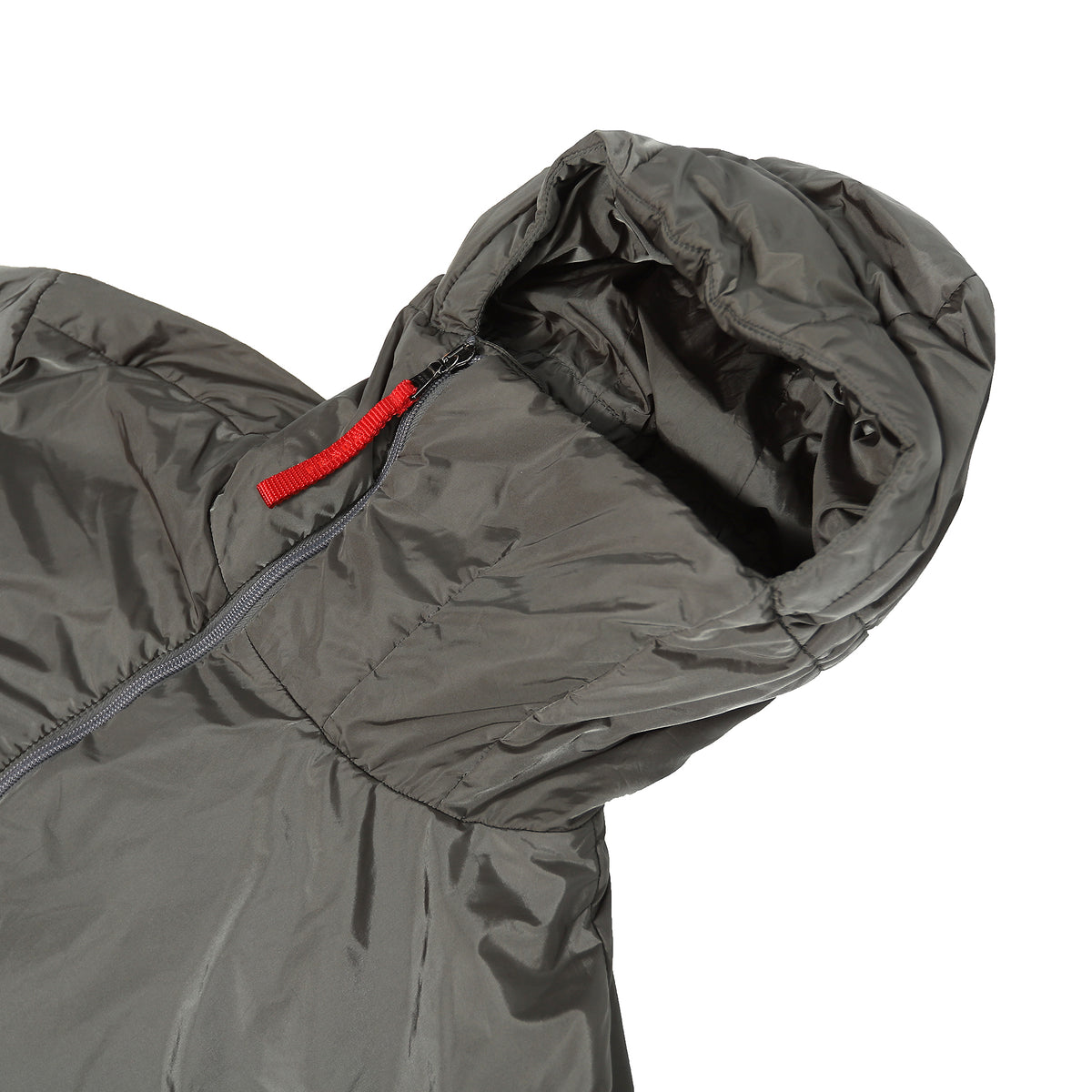 Prada Padded Asymmetrical Zip Nylon Parka