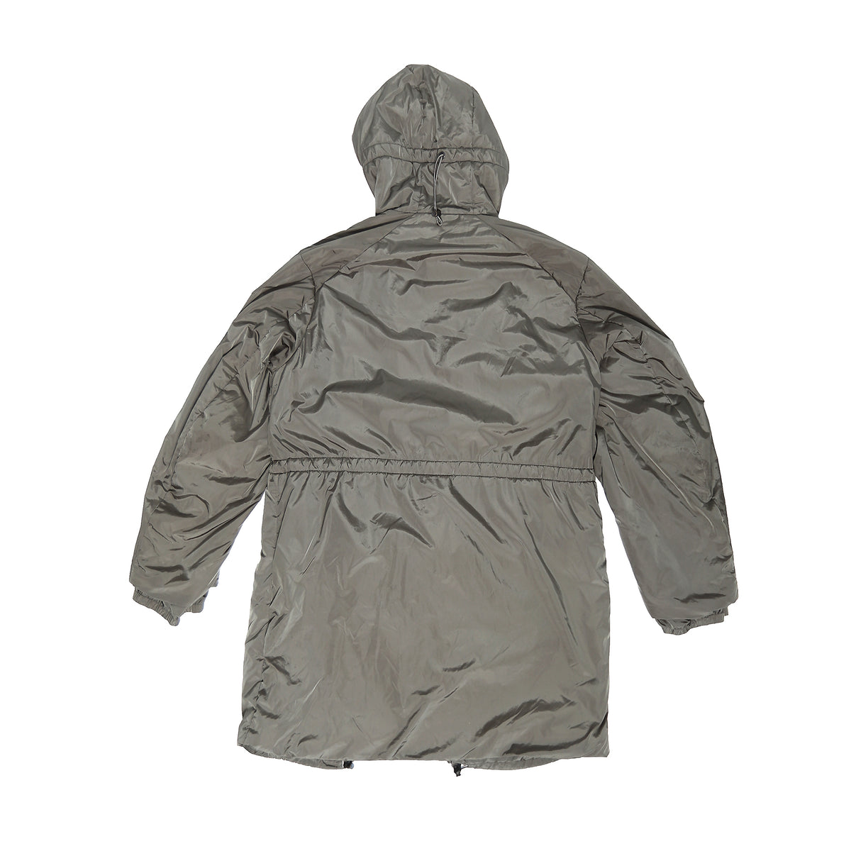 Prada Padded Asymmetrical Zip Nylon Parka