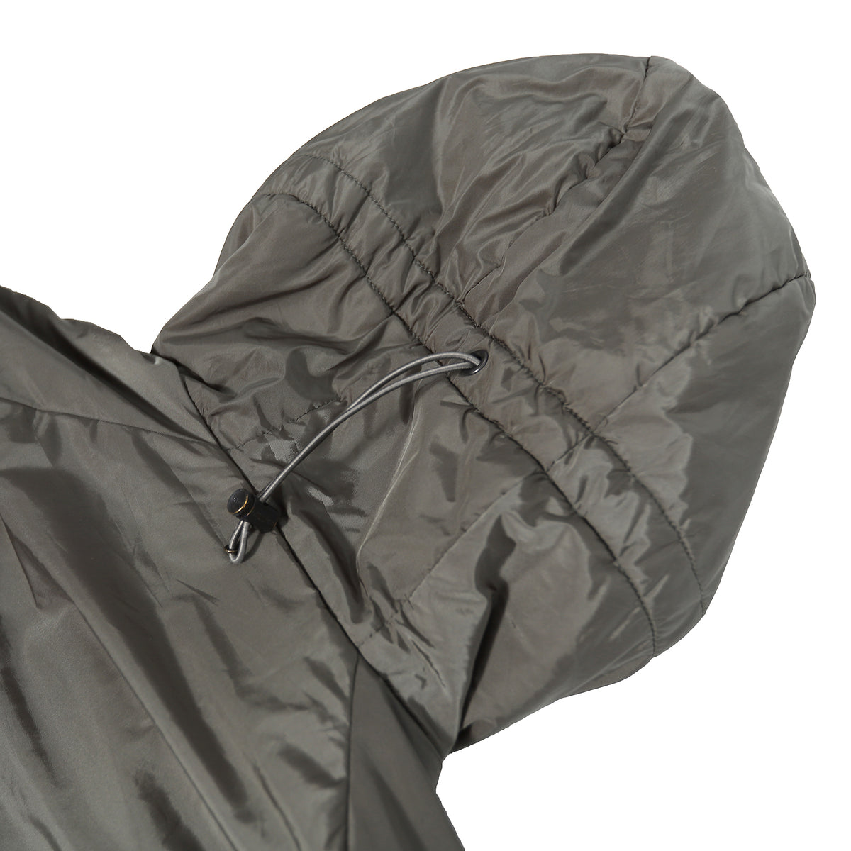 Prada Padded Asymmetrical Zip Nylon Parka