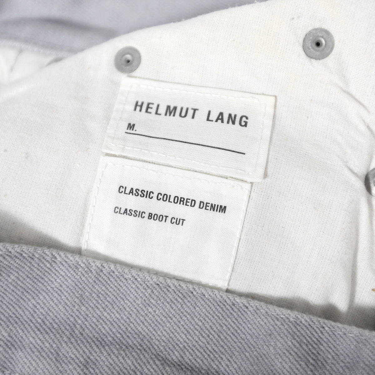 Helmut Lang 2000s Boot Cut Colored Denim, detail 3