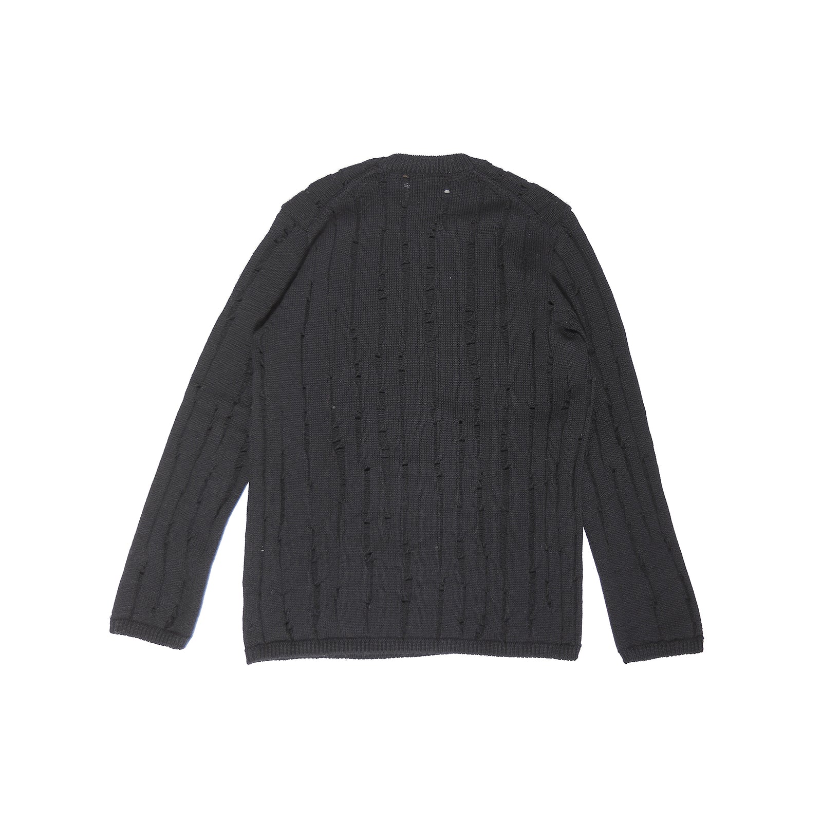 Comme des Garçons Homme Plus AD2018 Distressed Knit Pullover