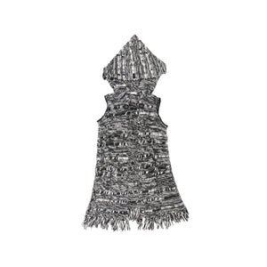 Dior Homme FW05 Sleeveless Fringed Knit Cape