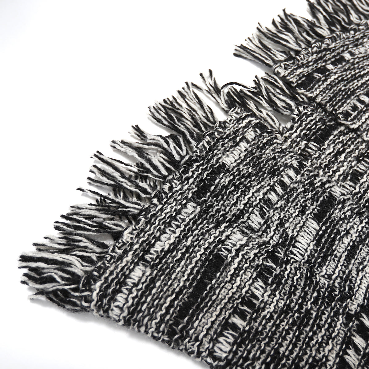 Dior Homme FW05 Sleeveless Fringed Knit Cape