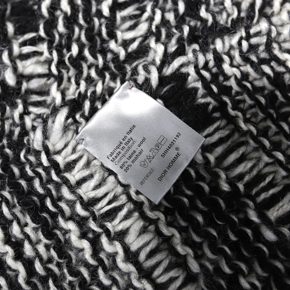 Dior Homme FW05 Sleeveless Fringed Knit Cape