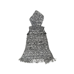 Dior Homme FW05 Sleeveless Fringed Knit Cape