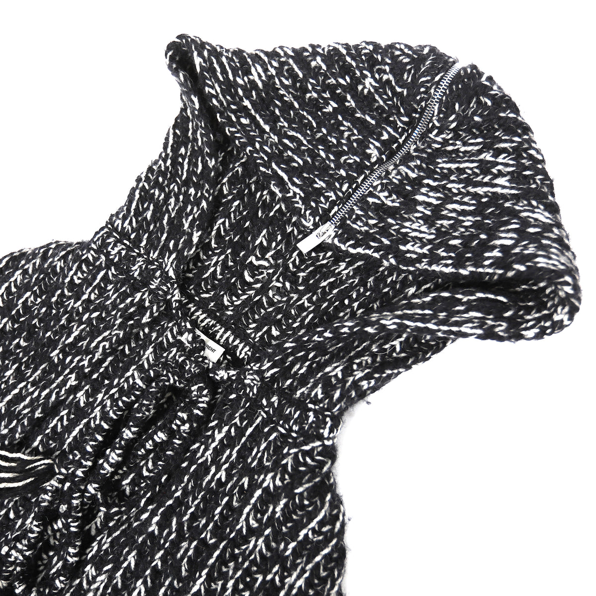 Saint Laurent Paris FW13 Hooded Knit Cape