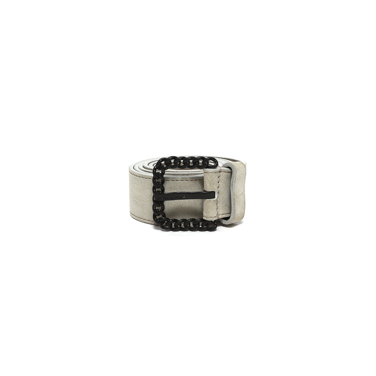 Dior Homme Chain Buckle Suede Belt