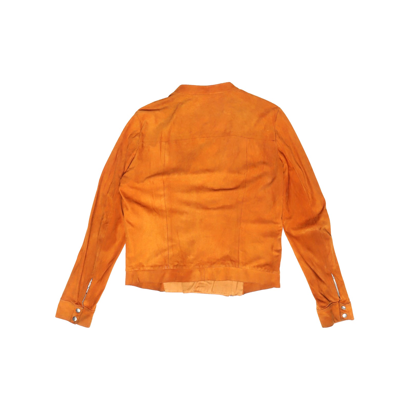 Rick Owens AW05 Orange Grained Lamb Leather Jacket