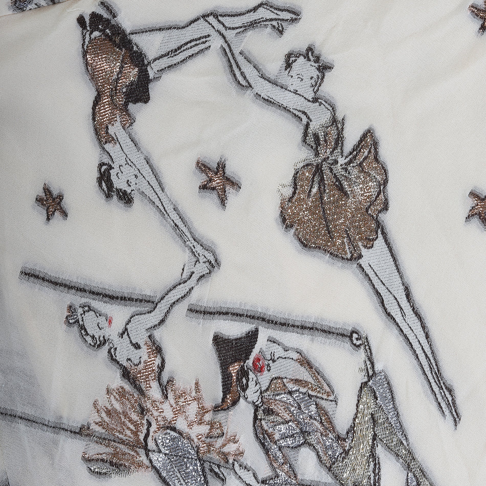 Hermès Ballerina Embroidered Silk Skirt - Ākaibu Store