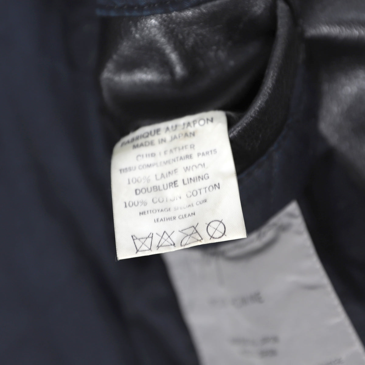 Yohji Yamamoto Pour Homme FW91 6.1 The Men "Go Yohji Go" Leather Blouson