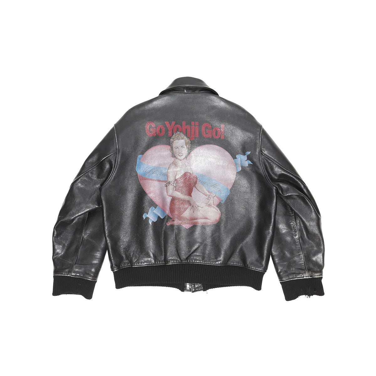Yohji Yamamoto Pour Homme FW91 6.1 The Men "Go Yohji Go" Leather Blouson