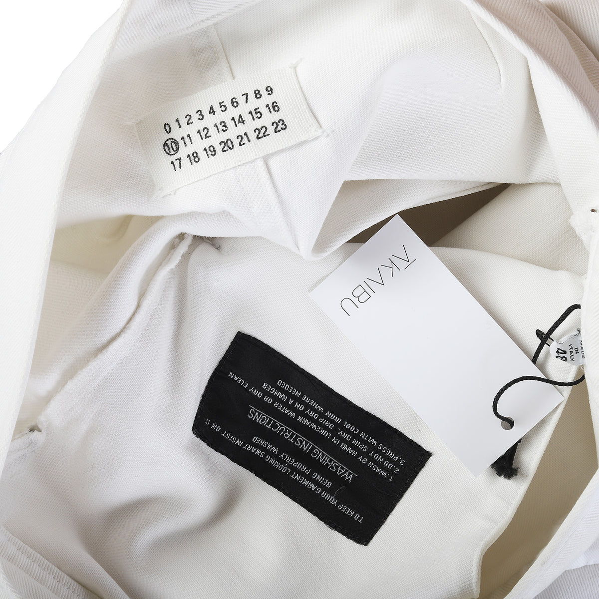 Maison Martin Margiela 2001 White Sailor Pants