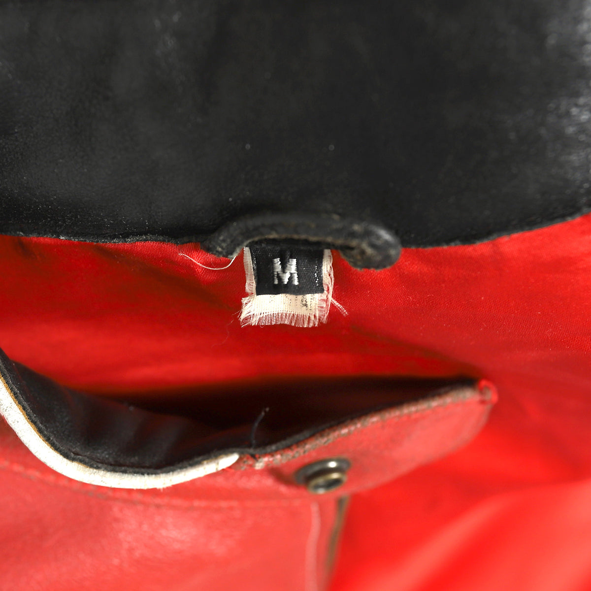 Lucky Strike Vintage Patched Racing Leather Jacket