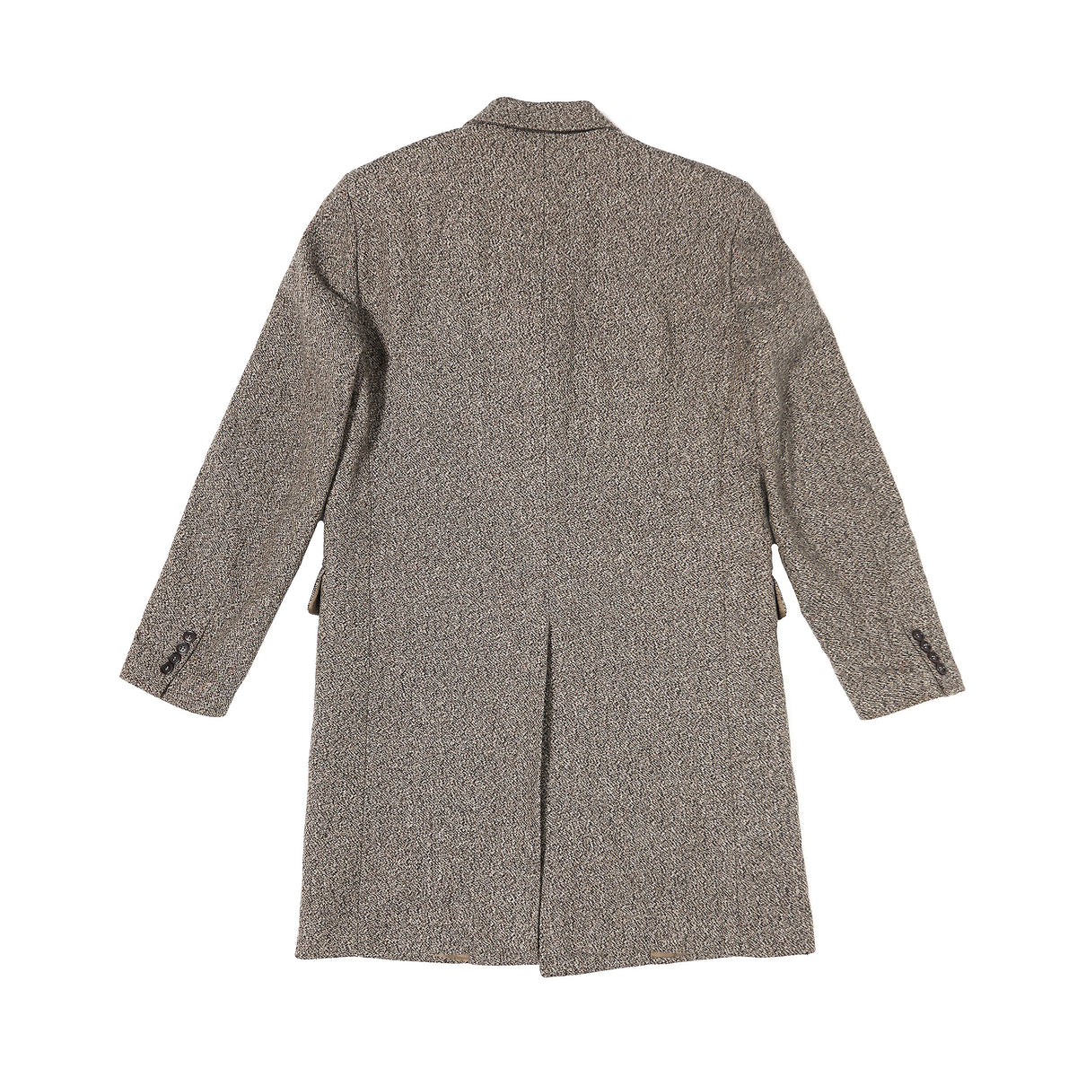 Helmut Lang Early 2000s Brown Wool Coat