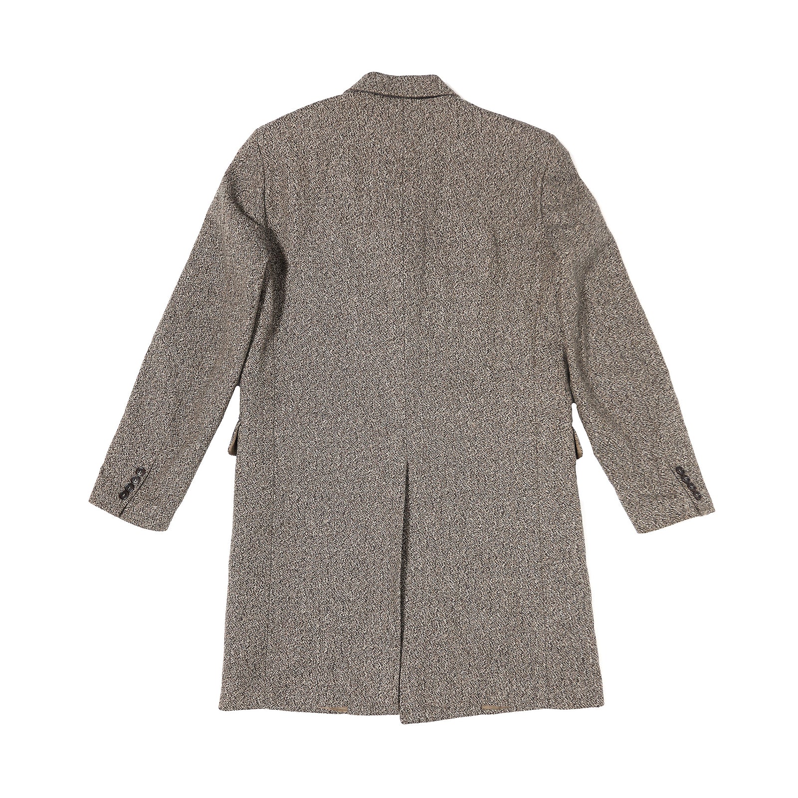 Helmut Lang Early 2000s Brown Wool Coat