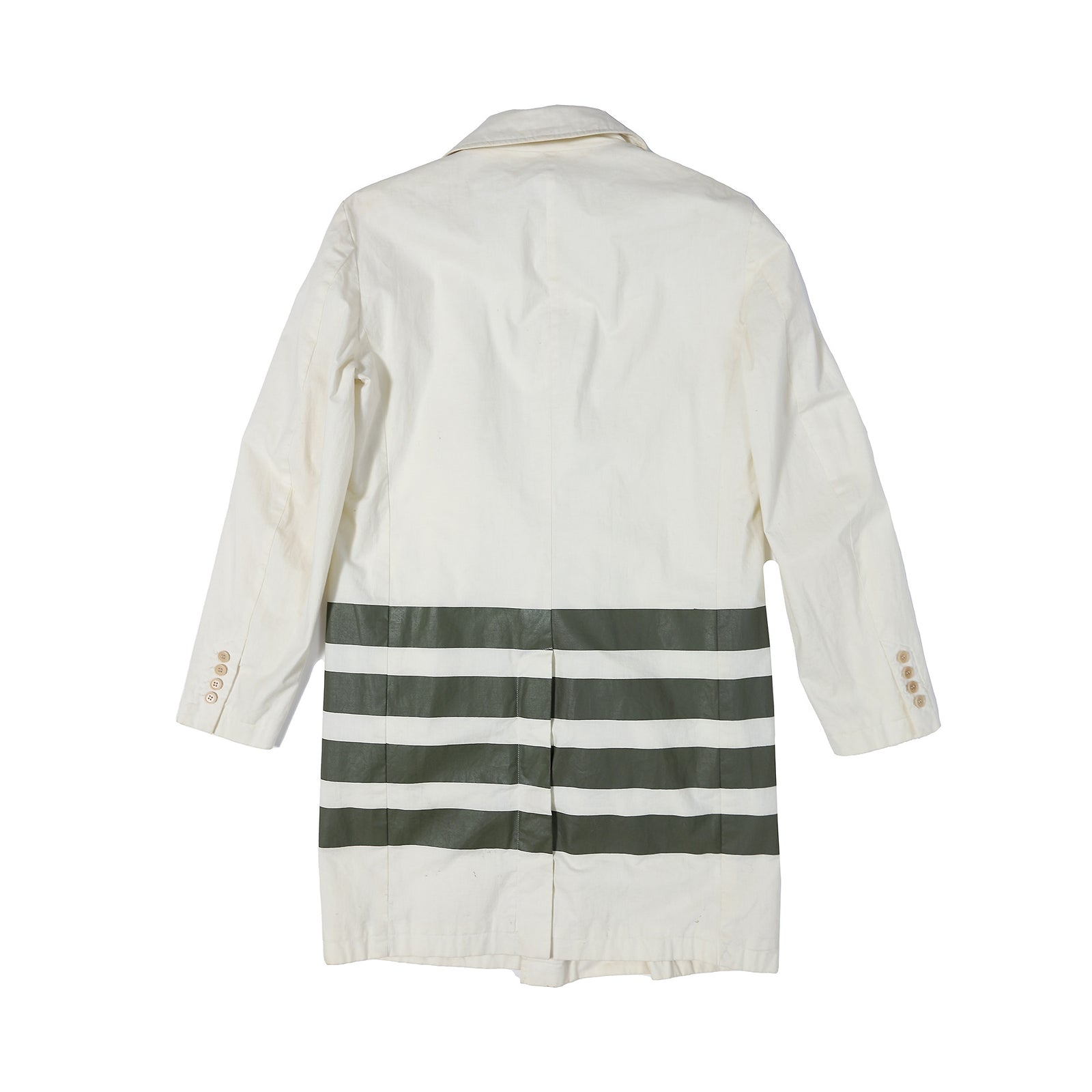 Helmut Lang FW97 Resin Stripe Coat