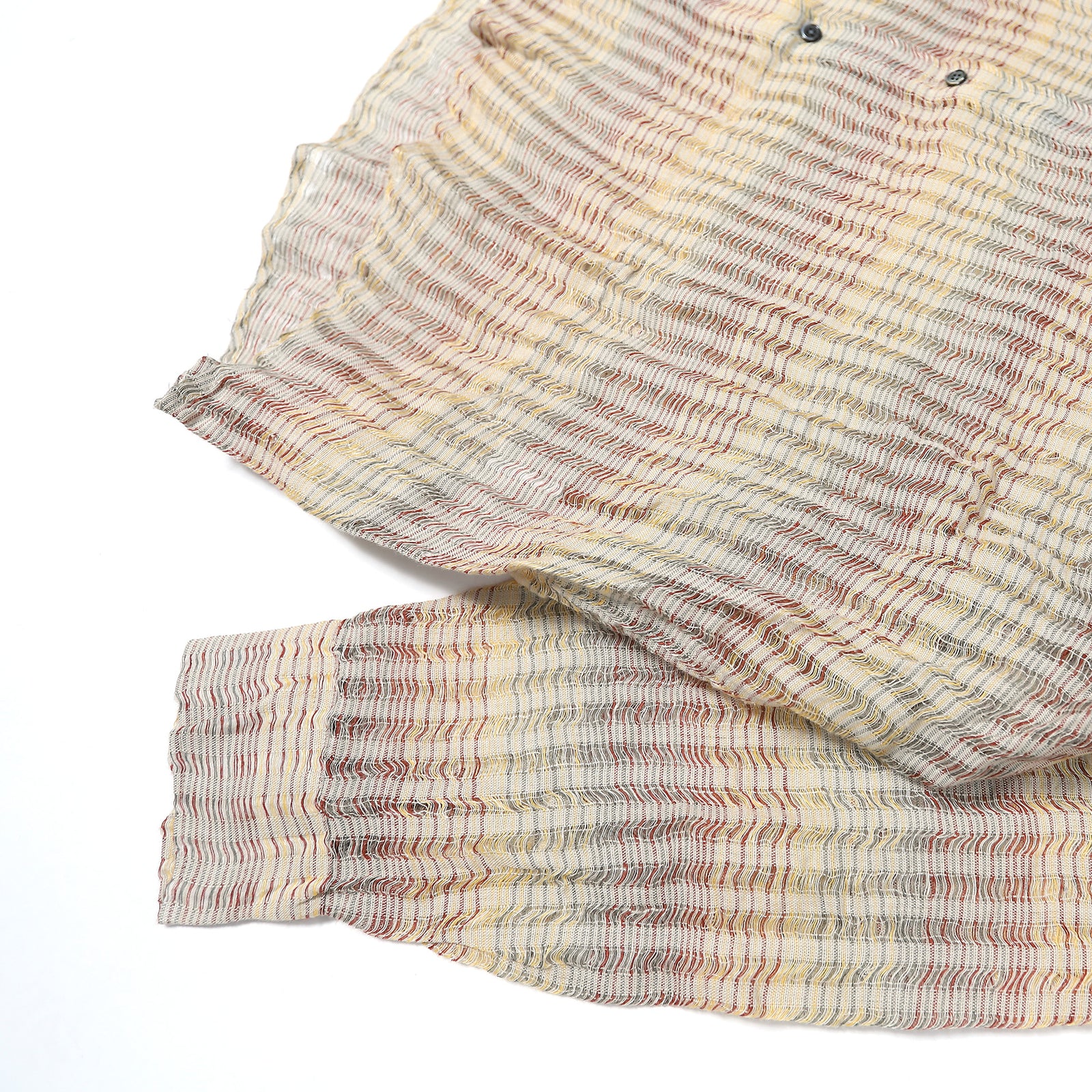 Our Legacy SS20 Oversized Borrowed Shirt Red Striped Structure