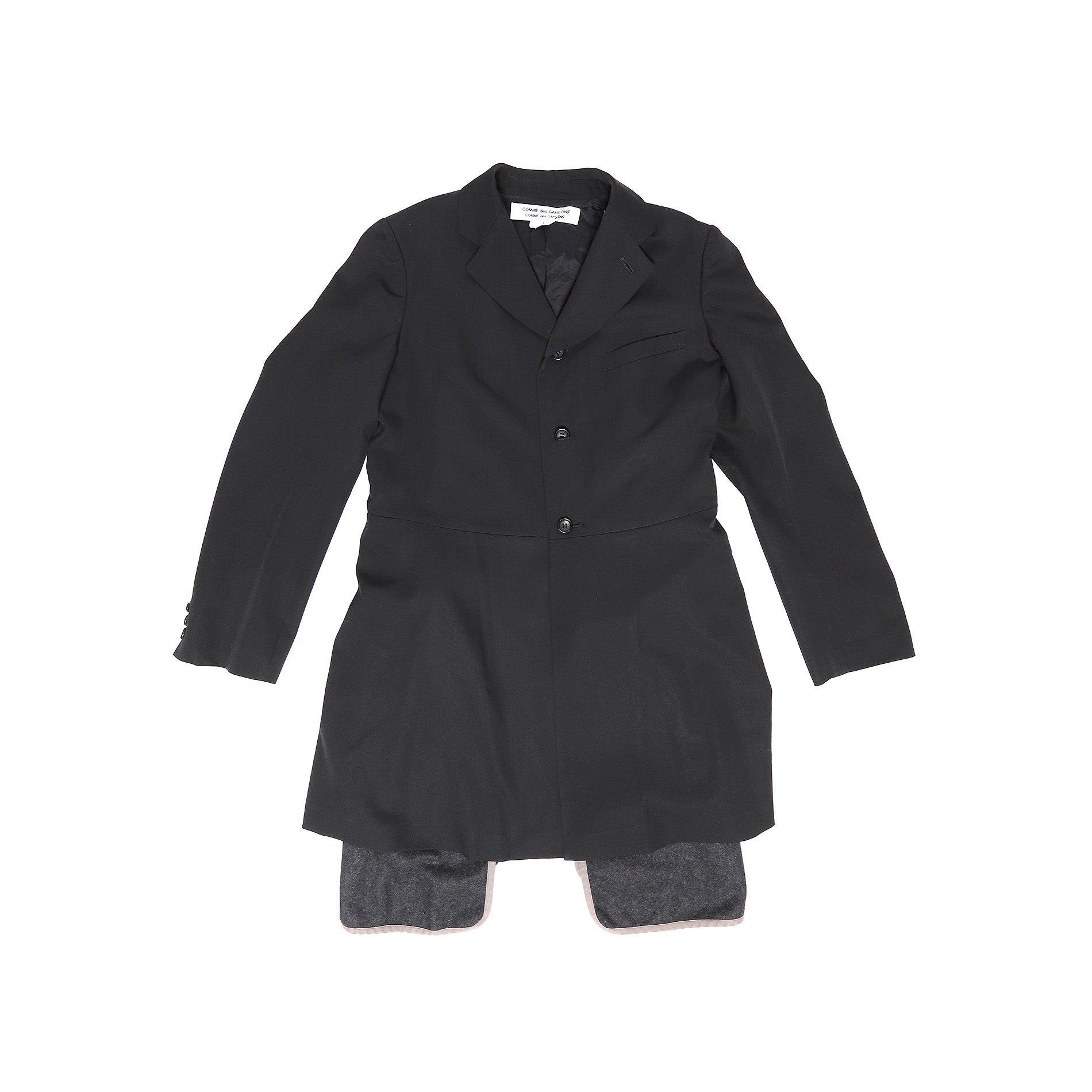 Comme des Garçons AD2010 Blazer with Wool Inlay - Ākaibu Store