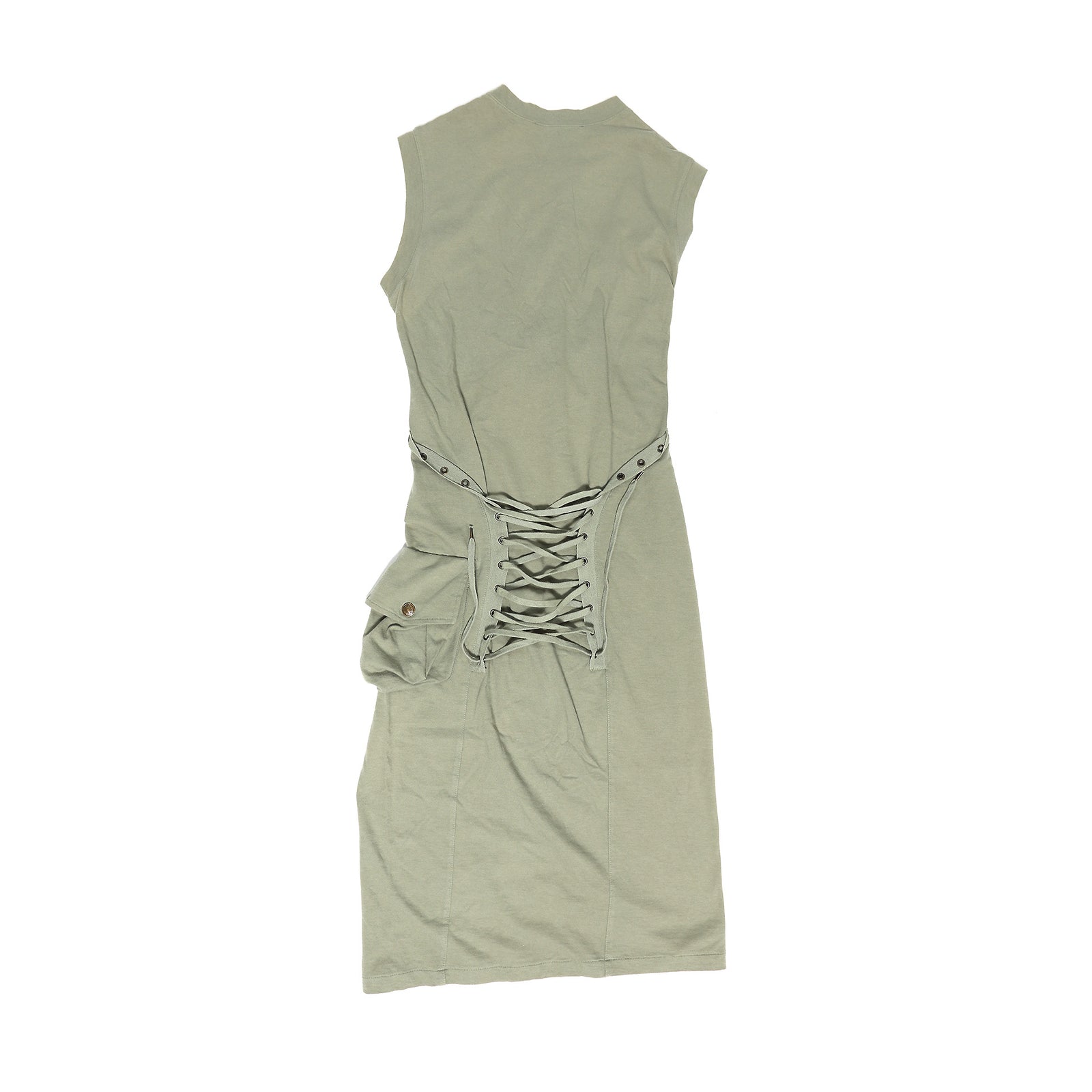 Christian Dior SS03 Lace-Up Cargo Pocket Dress by John Galliano