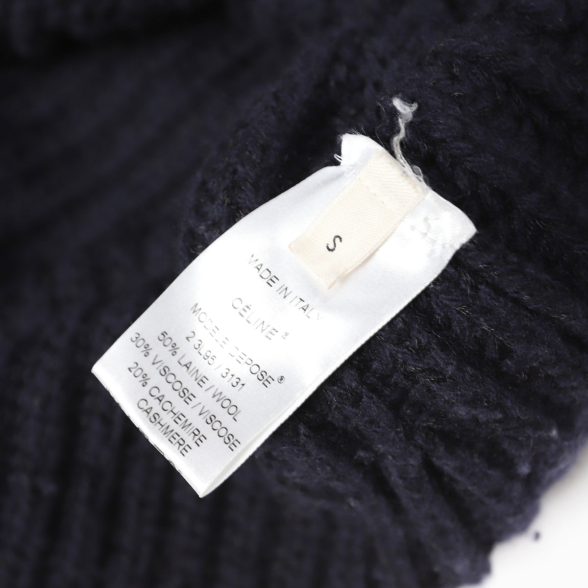 Céline by Phoebe Philo Deconstructed Knit Sweater