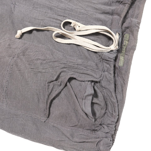 Rick Owens Lillies Silk Blend Cropped Cargo Pocket Pants