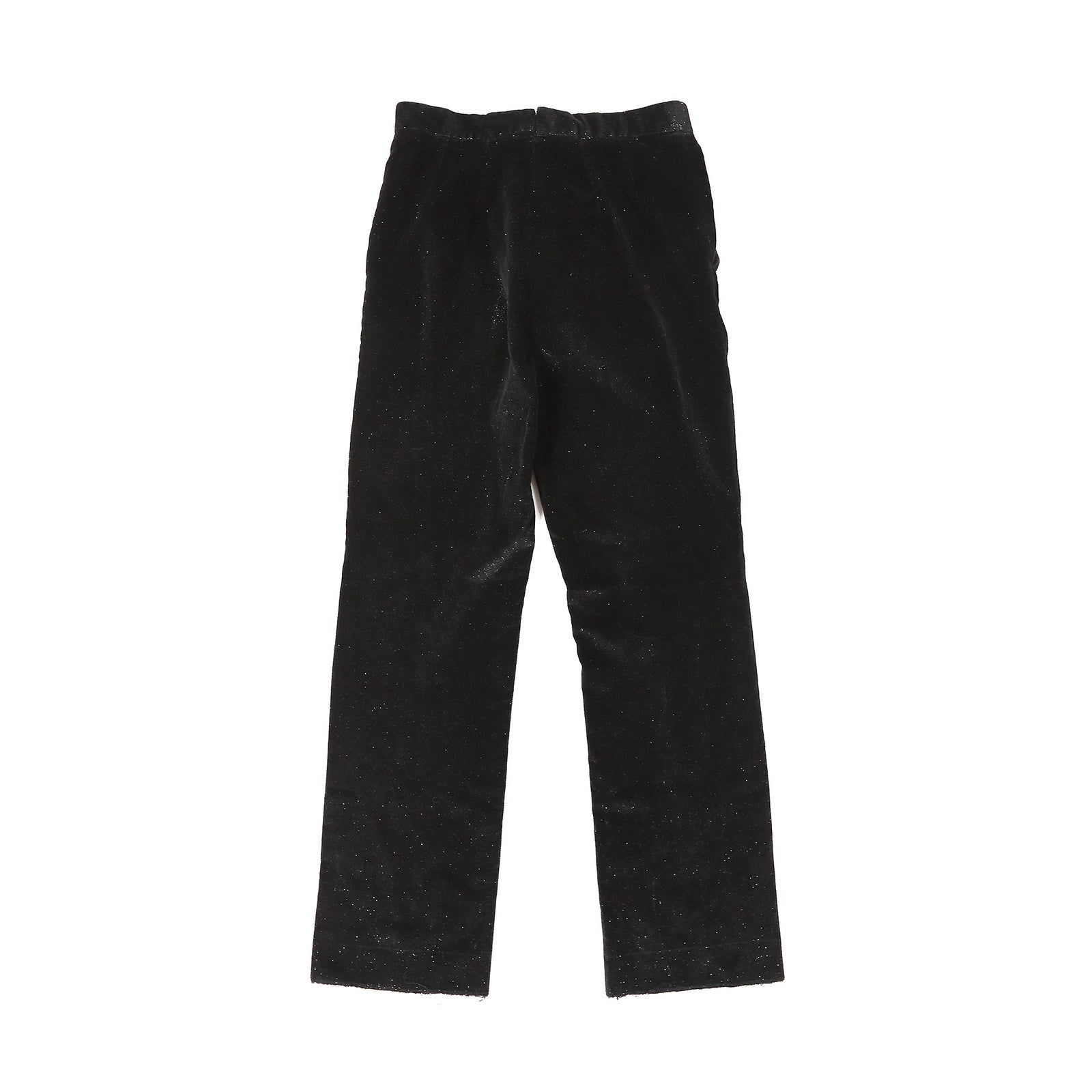 Raf Simons AW98 Radioactive Black Glitter Velour Pants