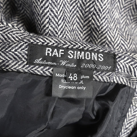 Raf Simons AW00 Confusion Wide-Leg Wool Pants
