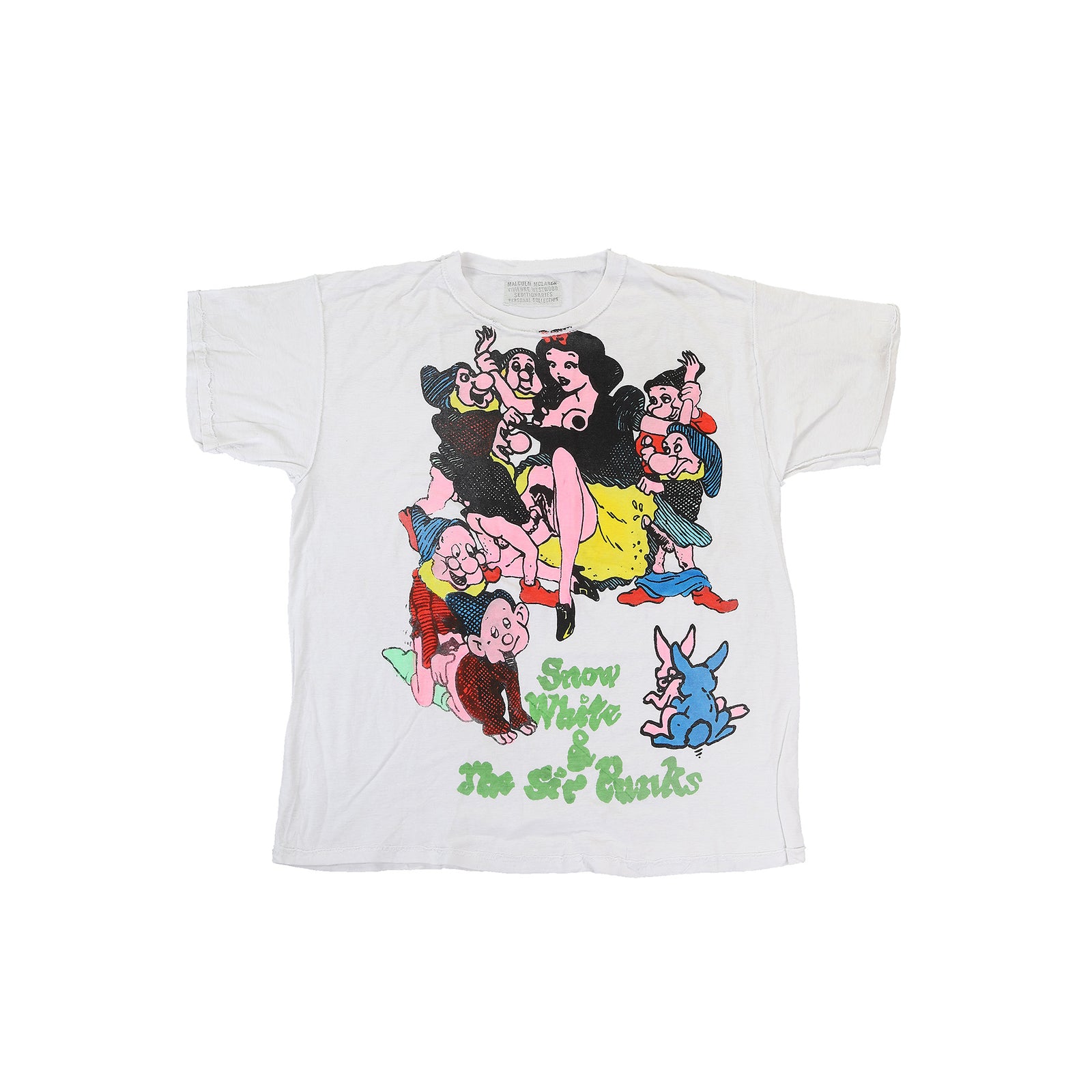 Vivienne Westwood Malcolm McLaren Seditionaries 80s Snow White & The Six Punks T-Shirt