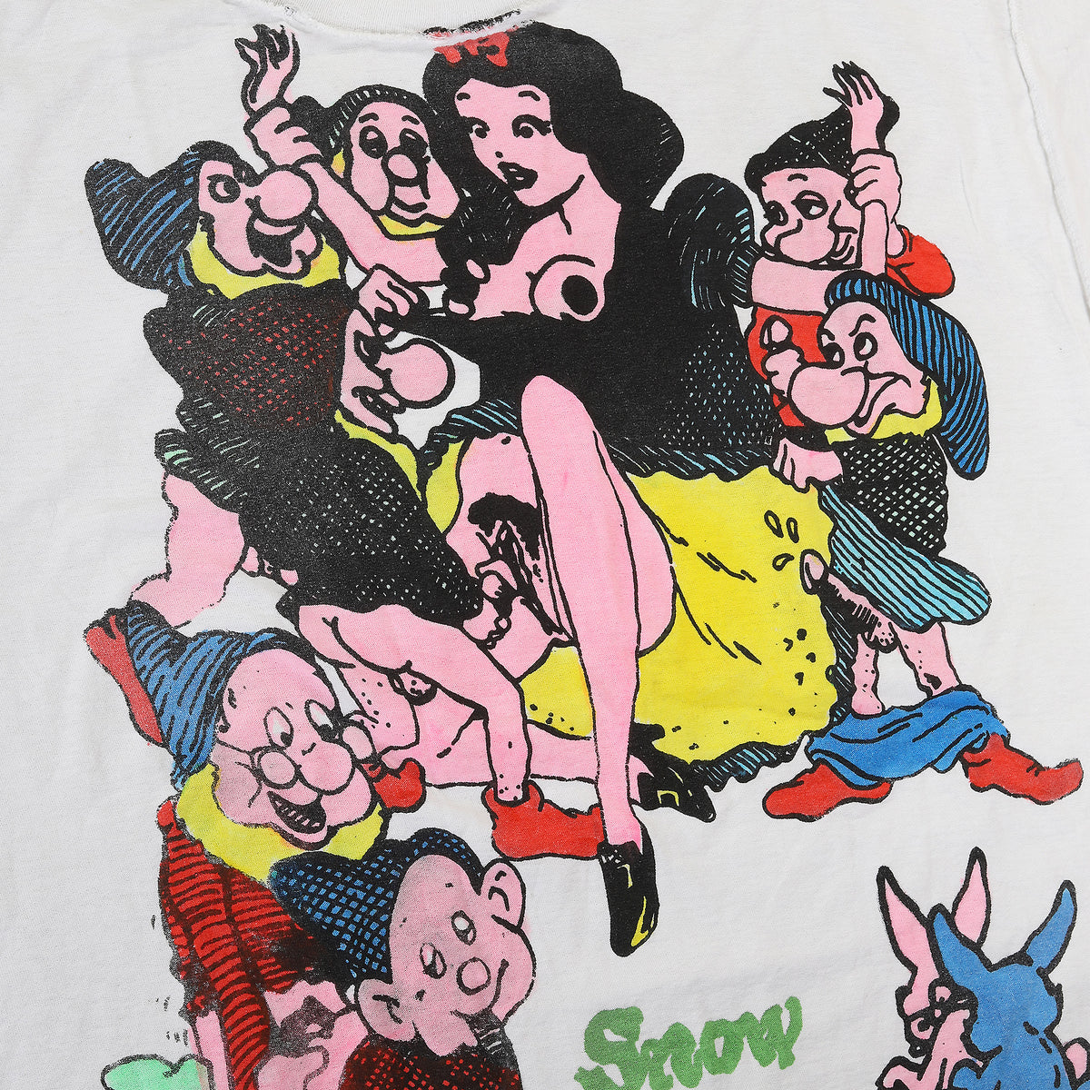 Vivienne Westwood Malcolm McLaren Seditionaries 80s Snow White & The Six Punks T-Shirt