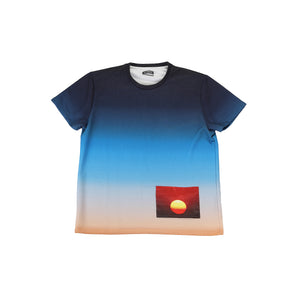 Raf Simons SS2013 Brian Calvin Sunset Ombrè T-Shirt