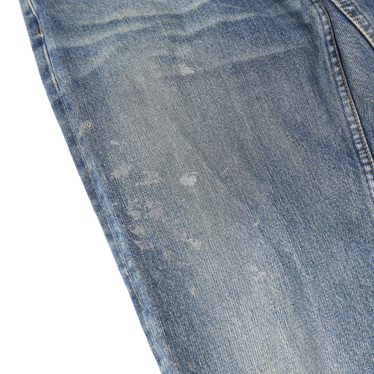 Helmut Lang 1999 Silver Painter Denim