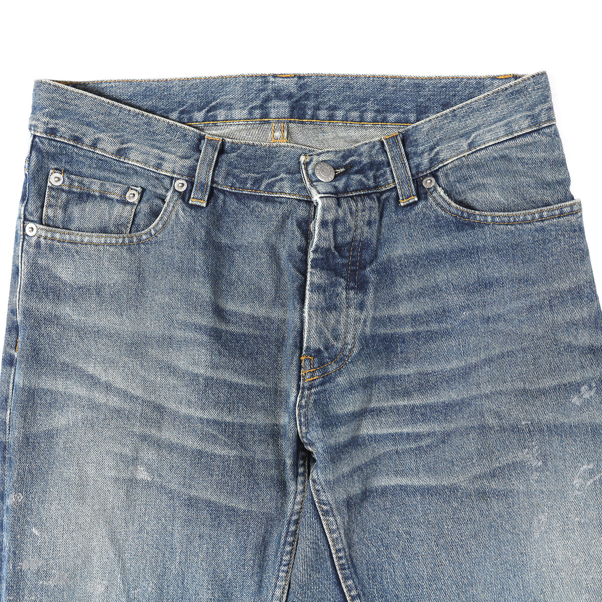 Helmut Lang 1999 Silver Painter Denim
