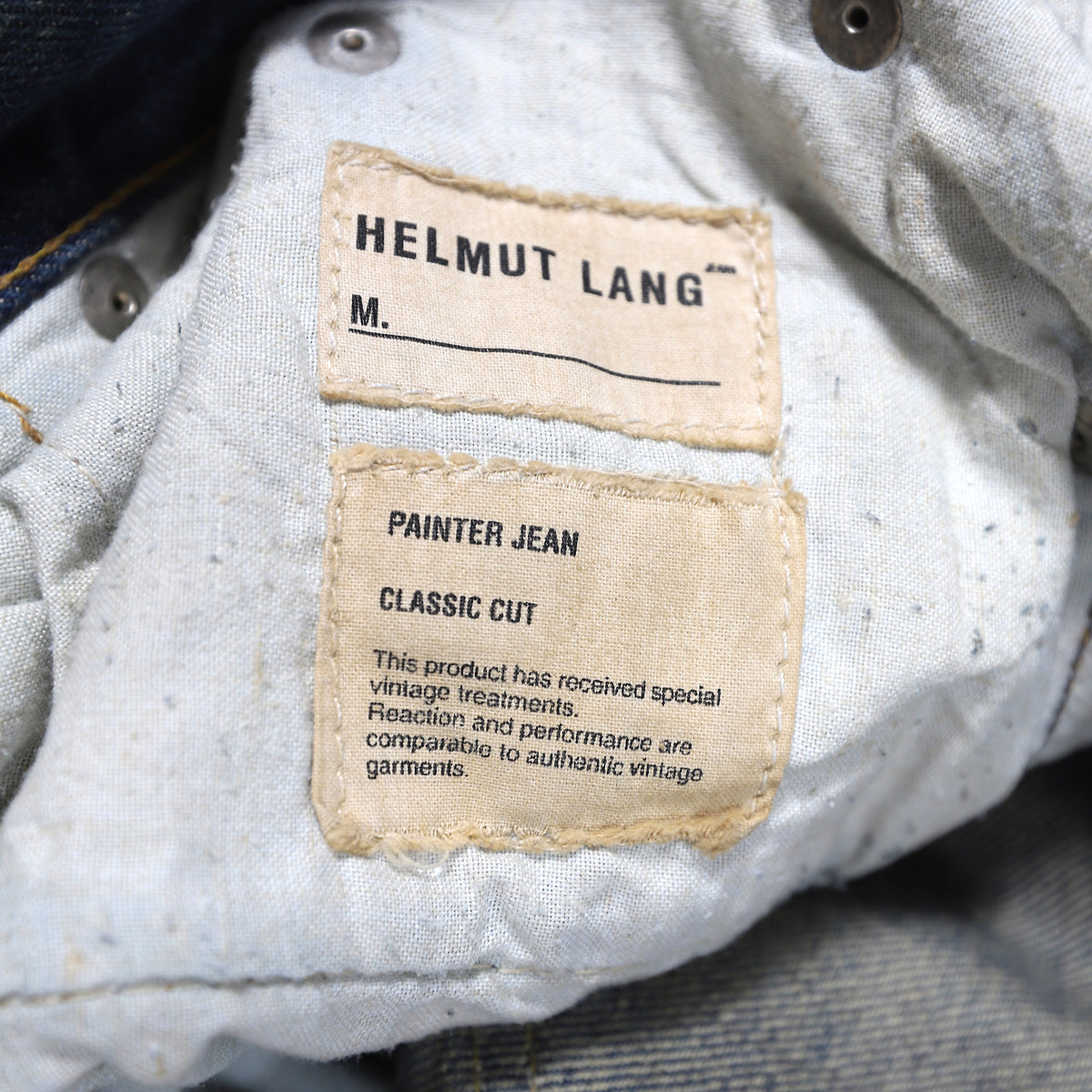 Helmut Lang OG Classic Cut Painter Denim