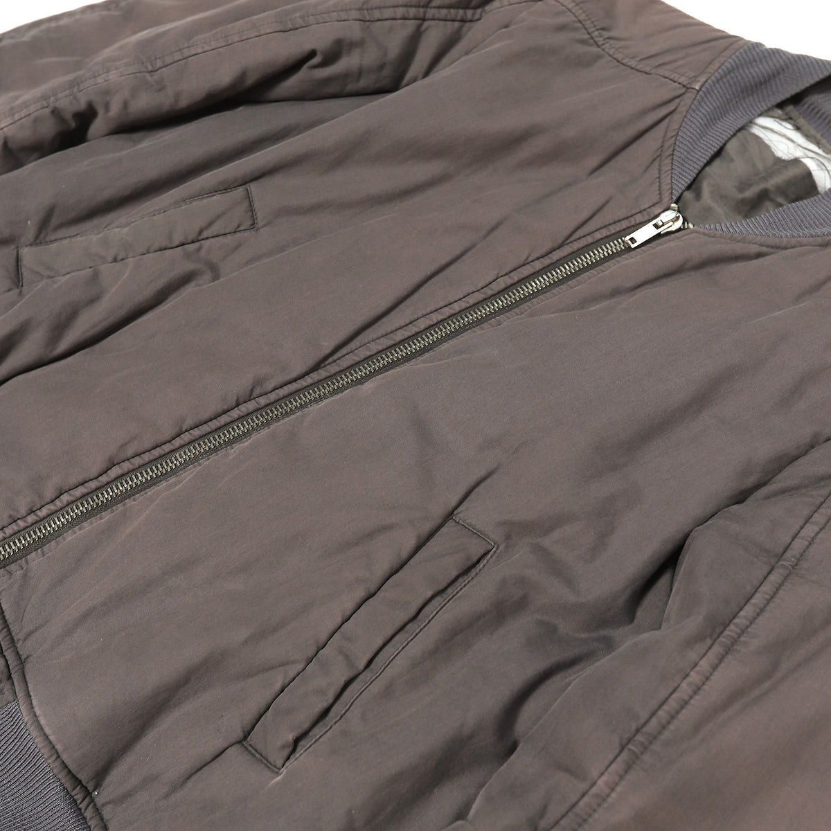 Rick Owens Archival Washed Cotton Bomber Jacket