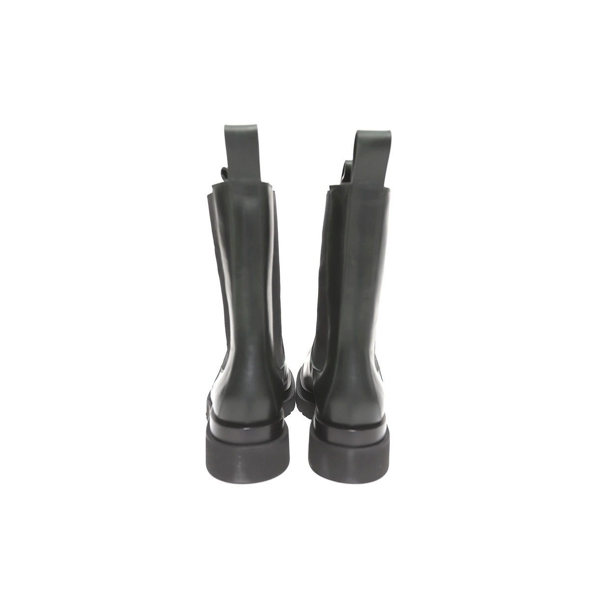 Bottega Veneta by Daniel Lee Bottle Green Lug Boots